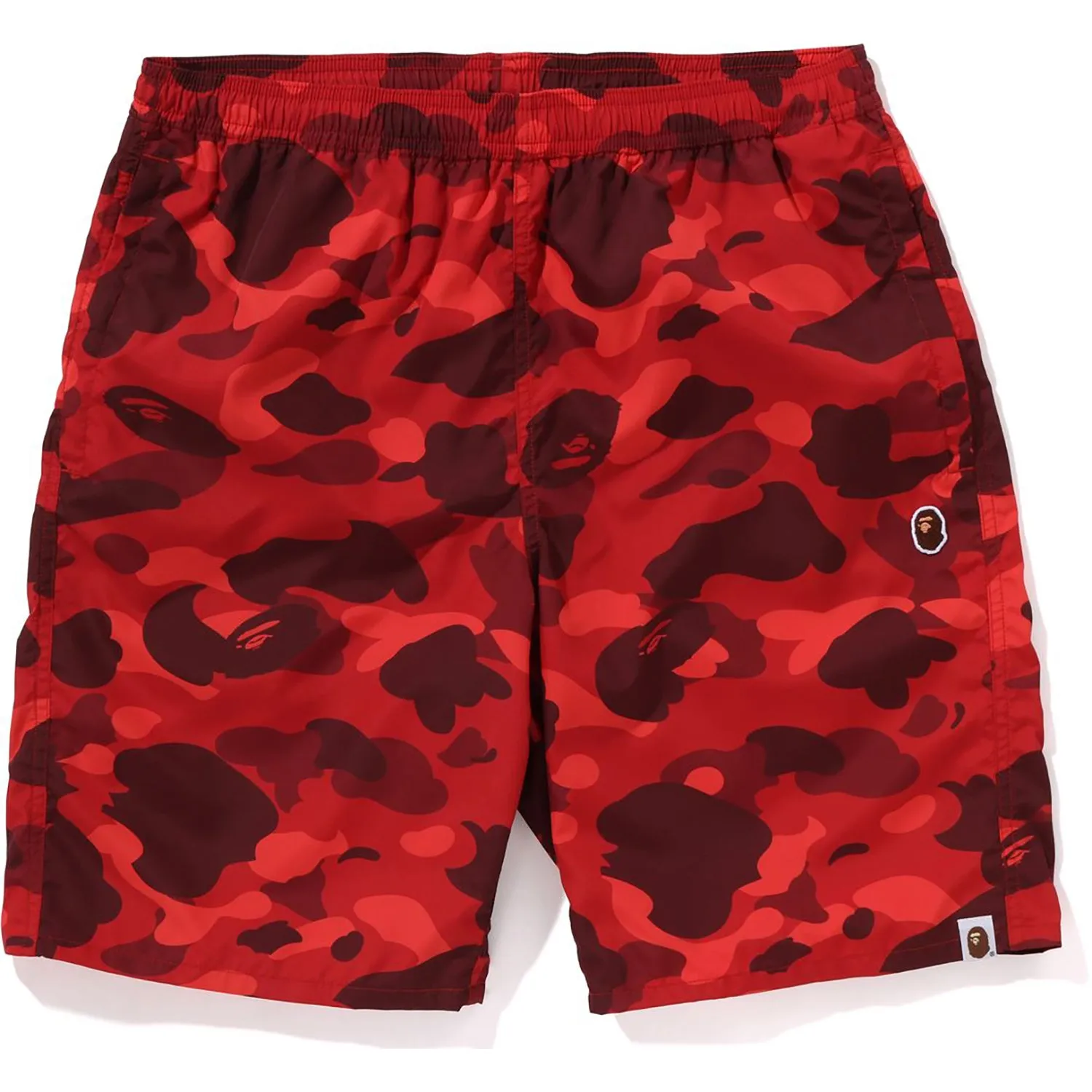 COLOR CAMO APE HEAD ONE POINT BEACH SHORTS MENS