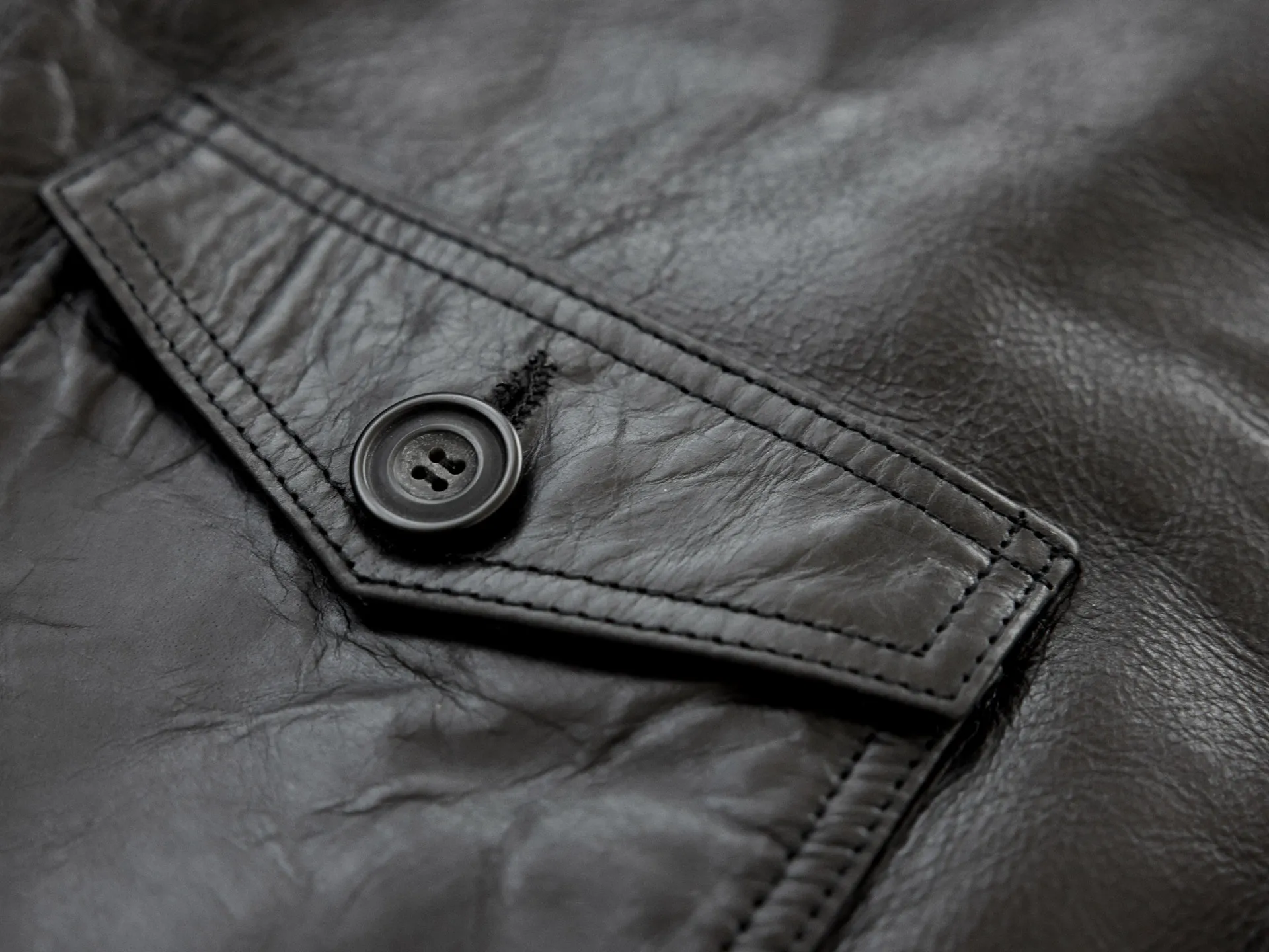 Cossack Jacket - Horsehide Leather - AVI LEATHER