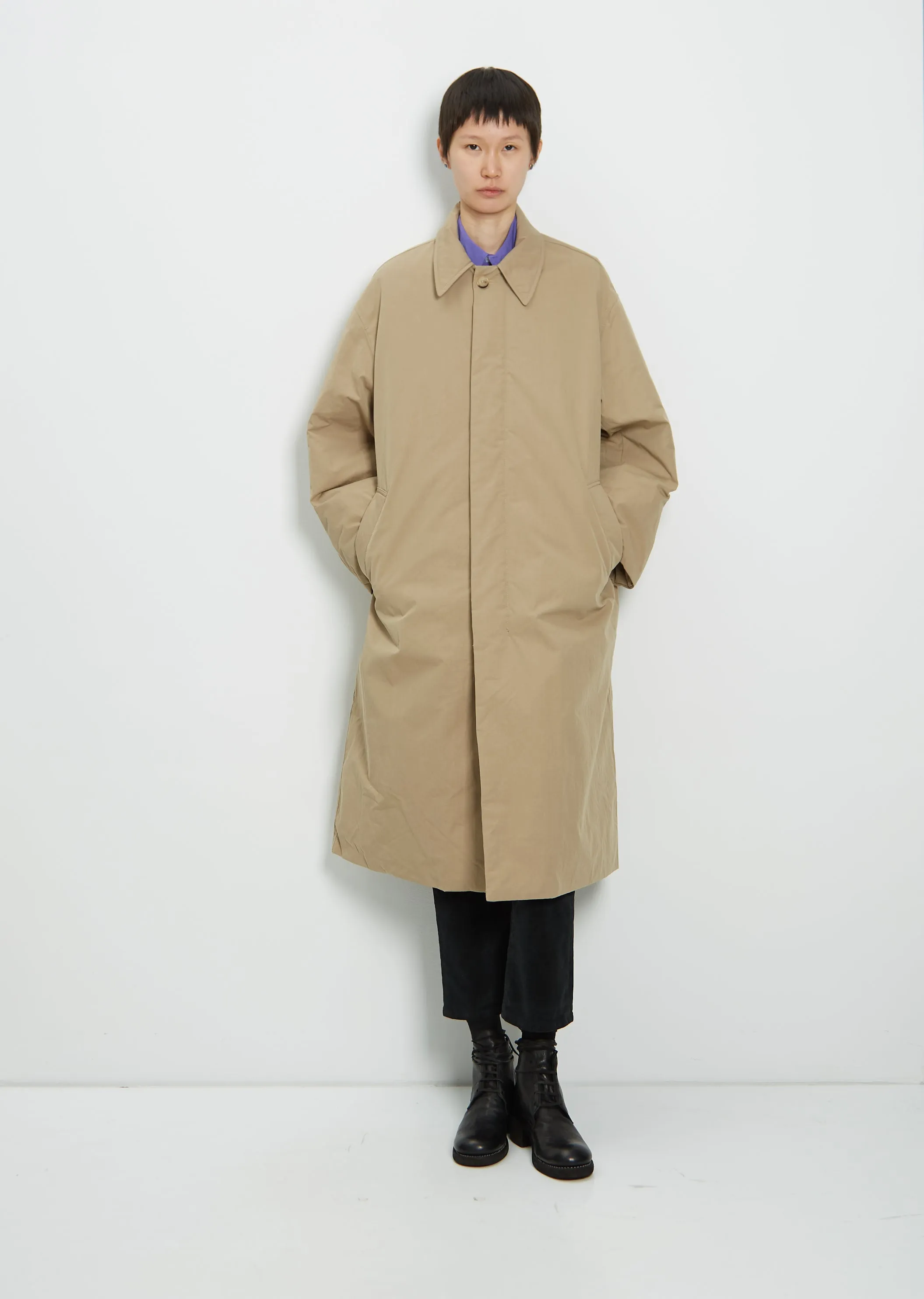 Cotton Nylon Padded Coat