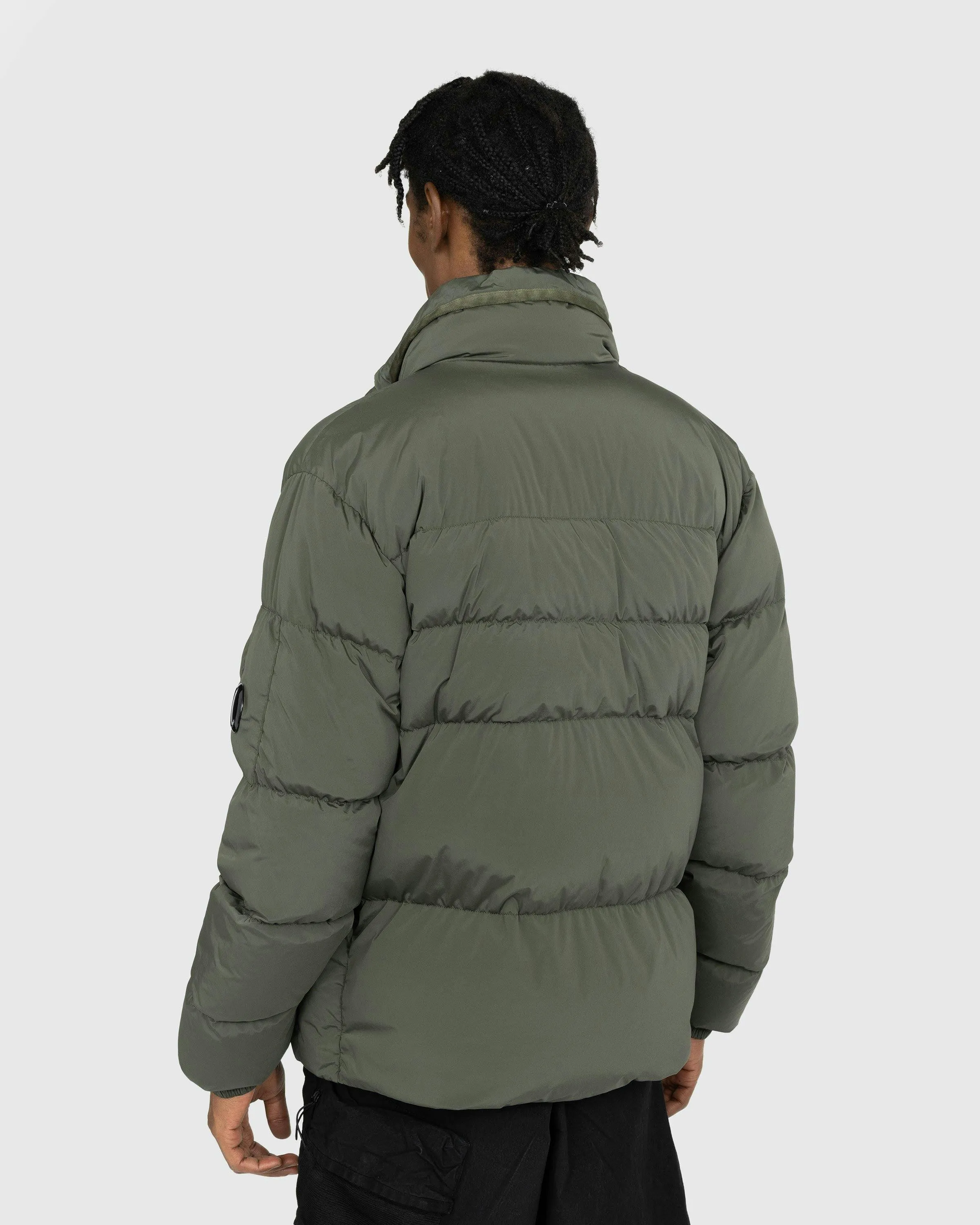 C.P. Company – Padded Nylon Jacket Olive Night | Highsnobiety Shop