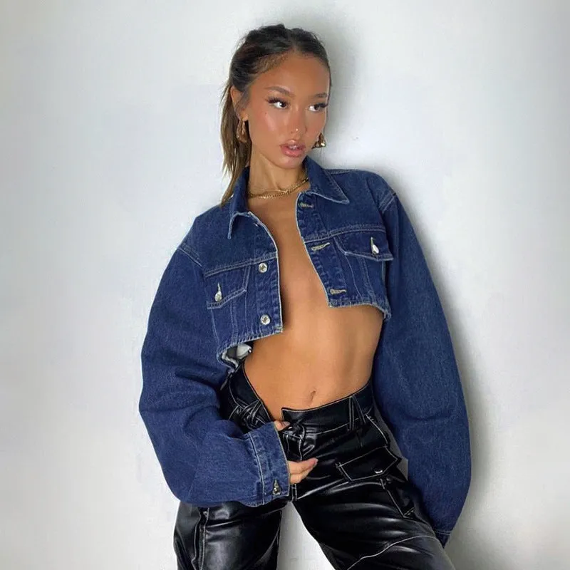 Cropped Denim Jacket