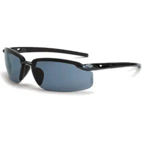 Crossfire ES5 Pearl Black Half-Frame Smoke Lens 2961 Safety Glasses - Box of 12