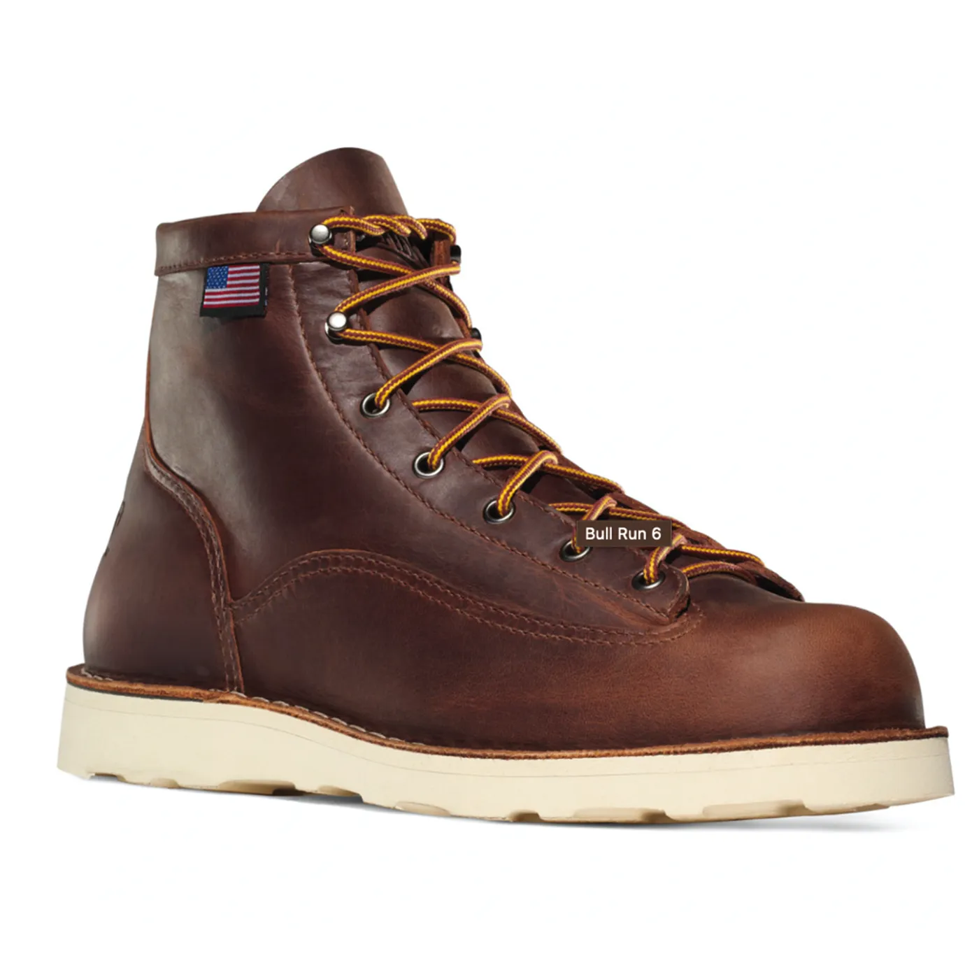 DANNER BULL RUN ROUND TOE BOOT BROWN