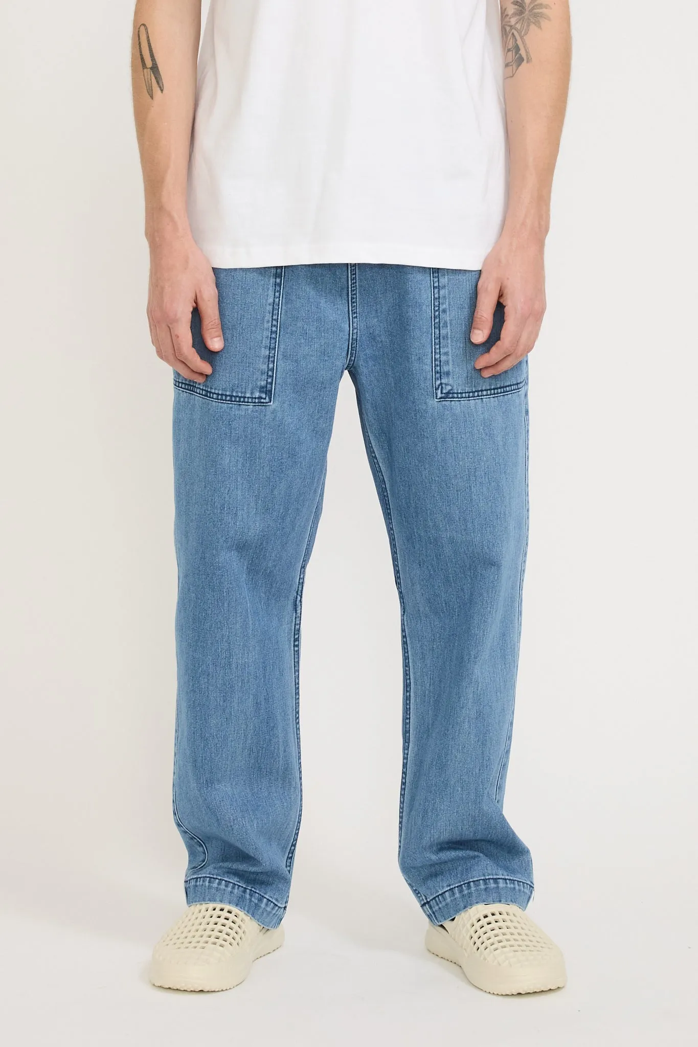 Denim Chef Pant Light Wash