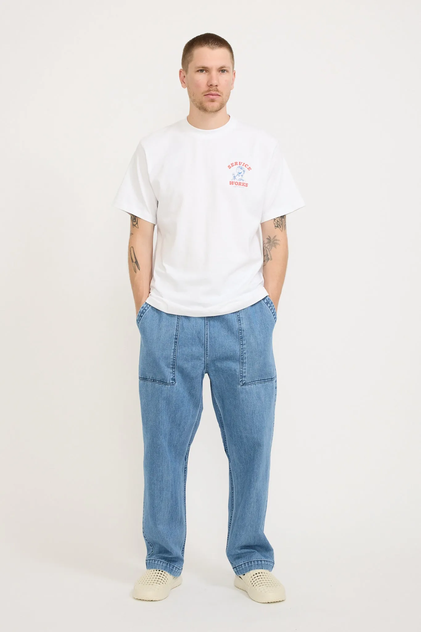 Denim Chef Pant Light Wash