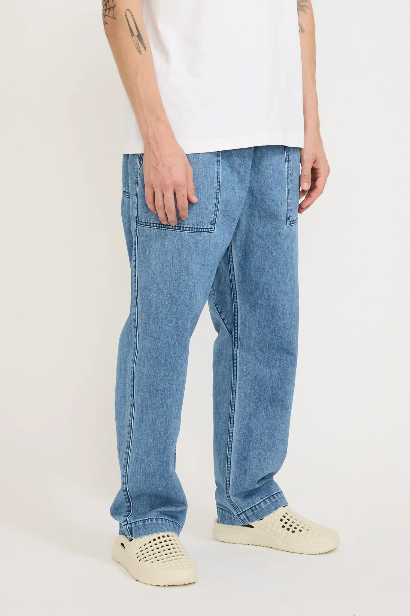 Denim Chef Pant Light Wash