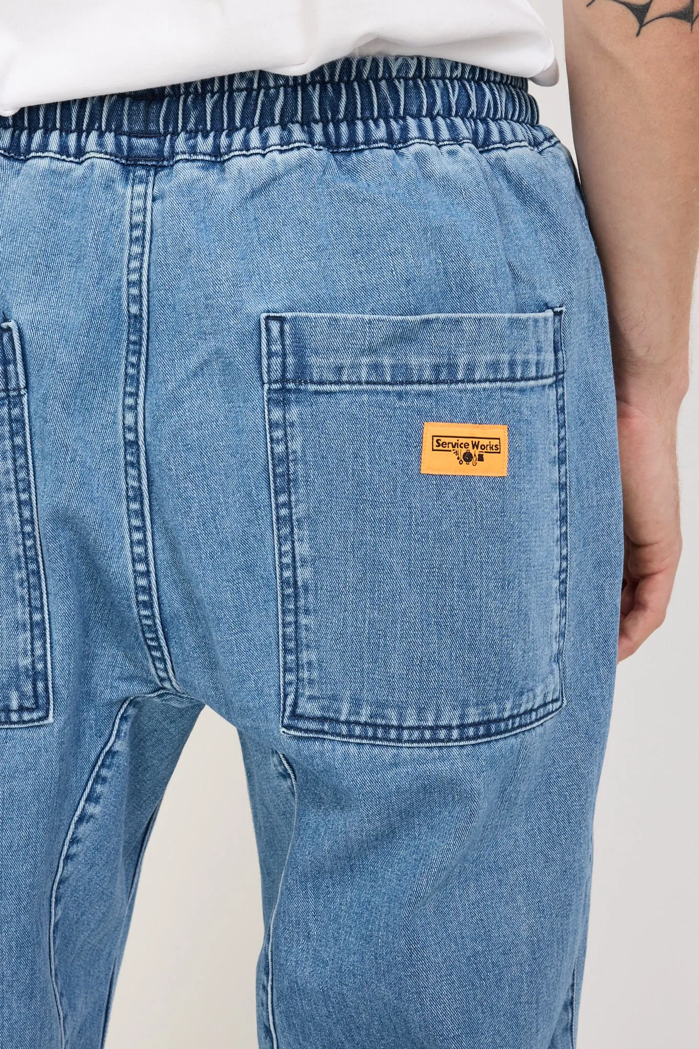 Denim Chef Pant Light Wash