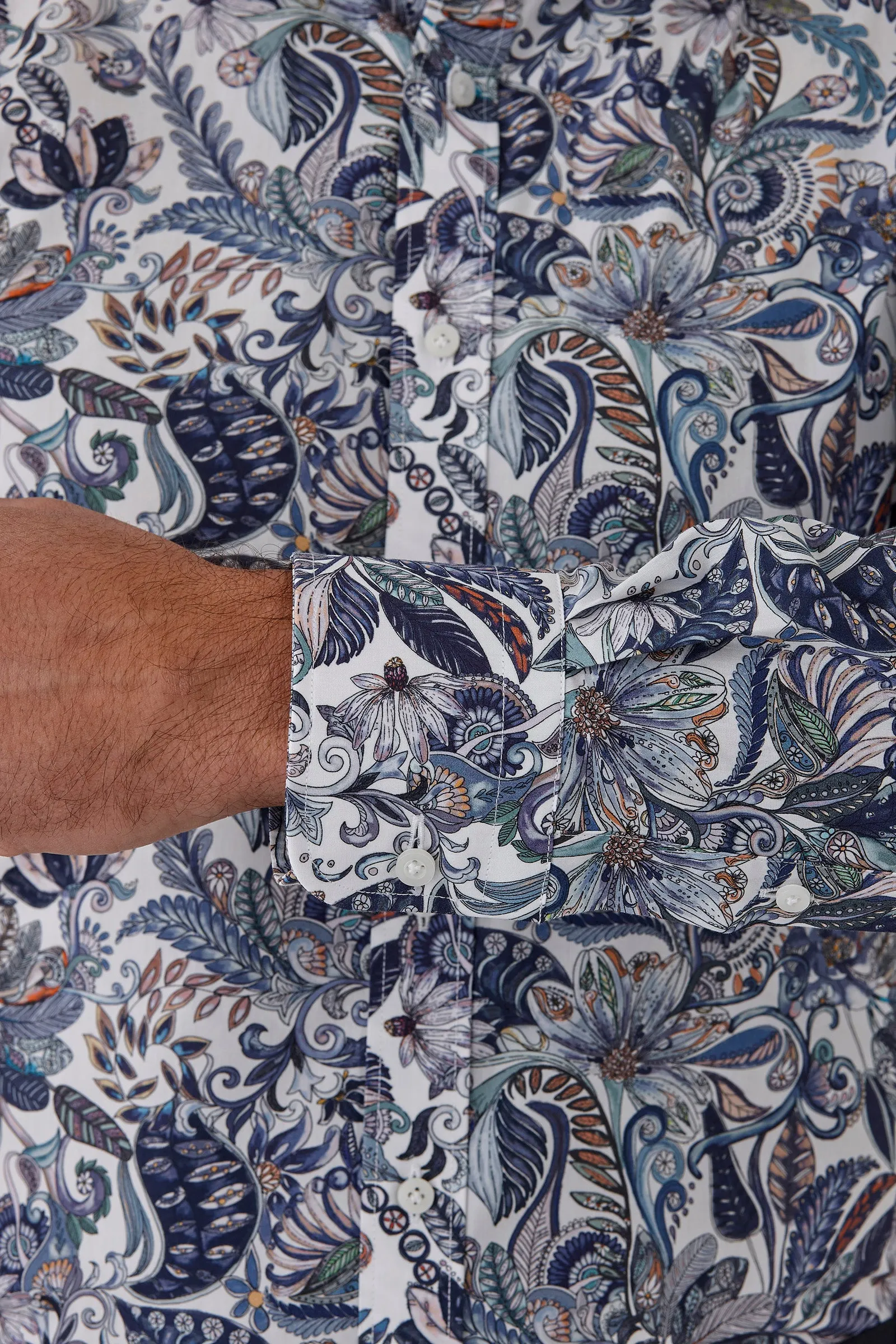 Dom Bagnato - Giorgio Shirt - Steel Paisley