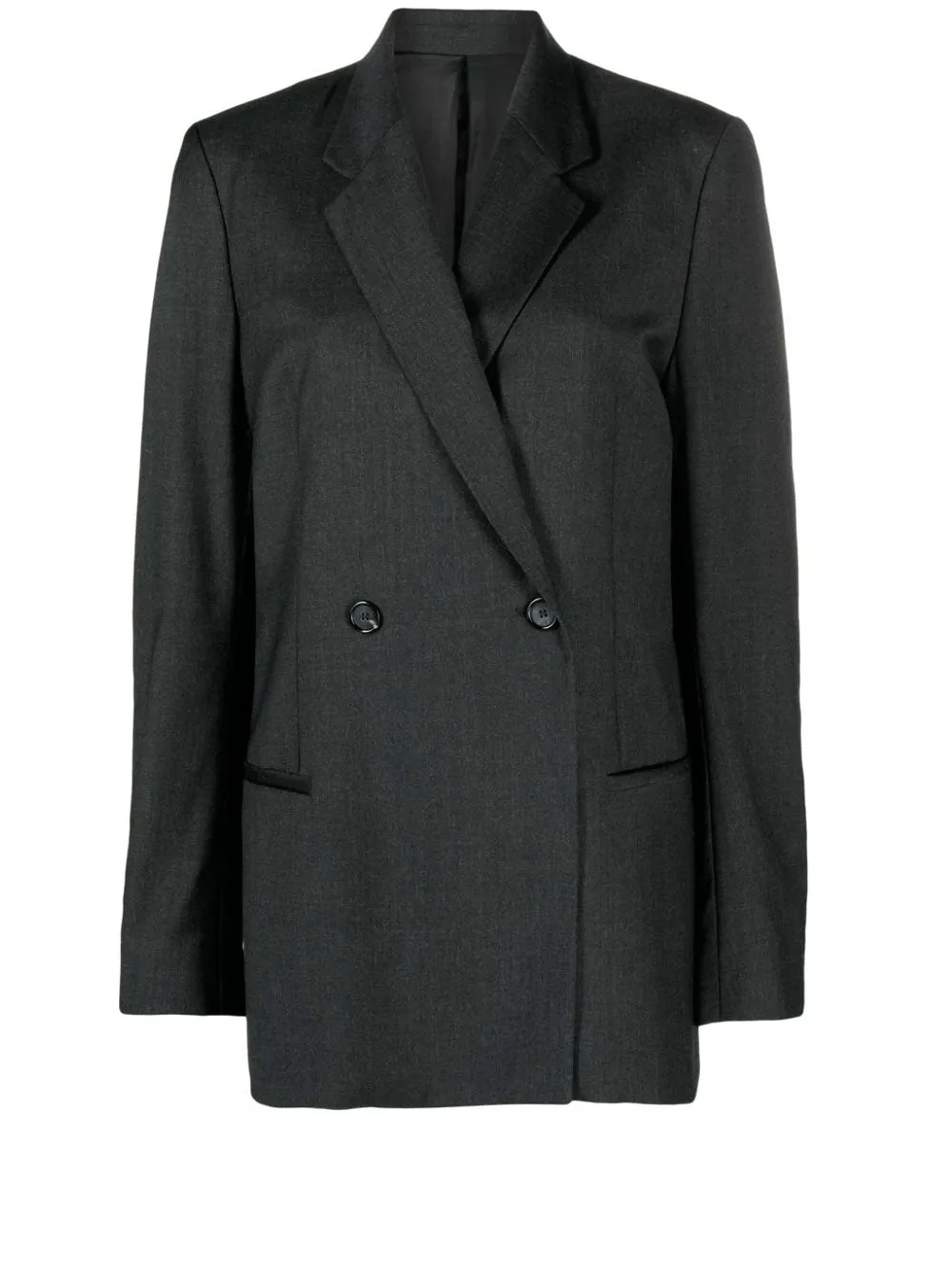 Double-breasted wool jacket