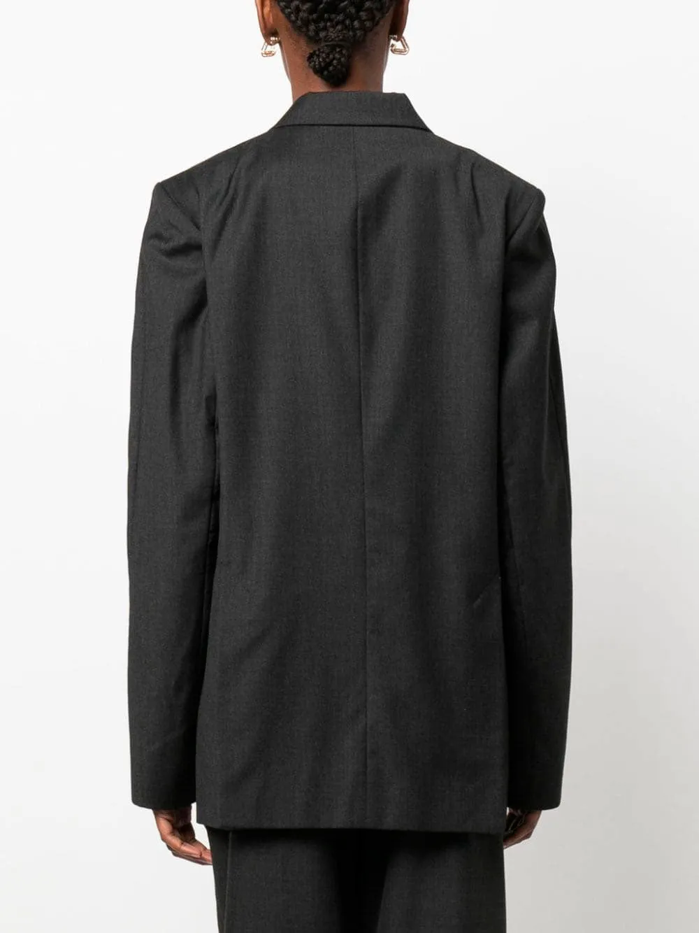 Double-breasted wool jacket