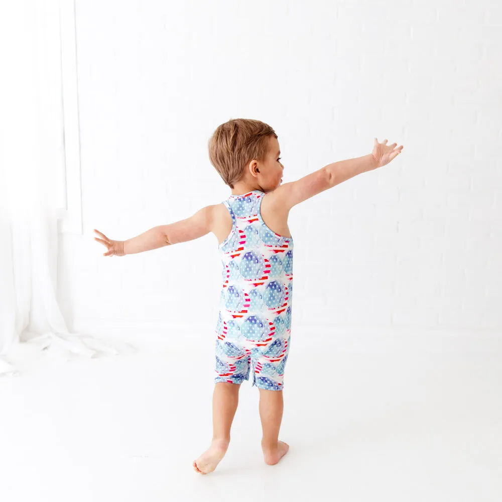 Dreamiere Young Wild and Free Bamboo Viscose Shortie Tank Romper – FINAL SALE