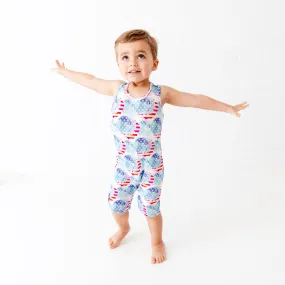 Dreamiere Young Wild and Free Bamboo Viscose Shortie Tank Romper – FINAL SALE