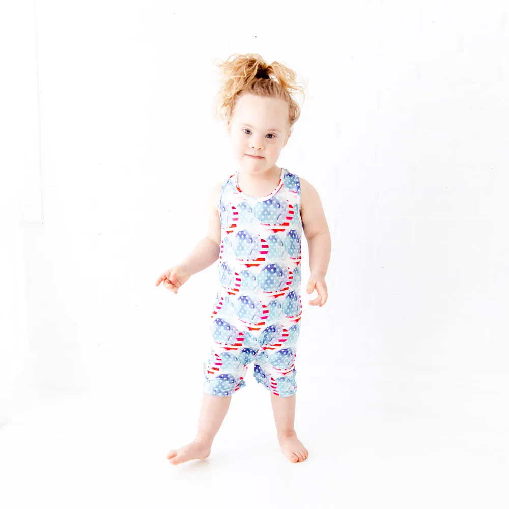 Dreamiere Young Wild and Free Bamboo Viscose Shortie Tank Romper – FINAL SALE