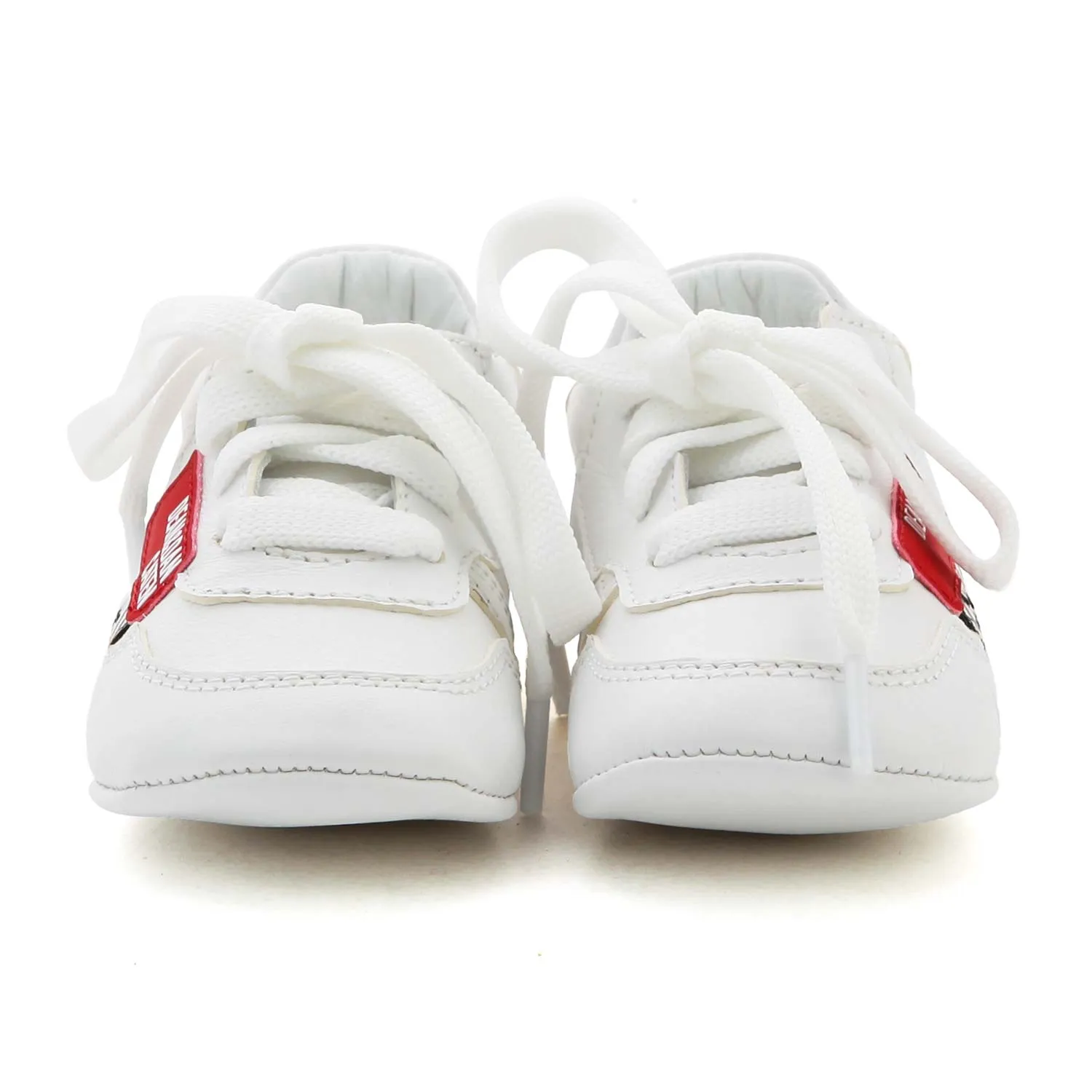 Dsquared2 Unisex White And Yellow Baby Sneaker