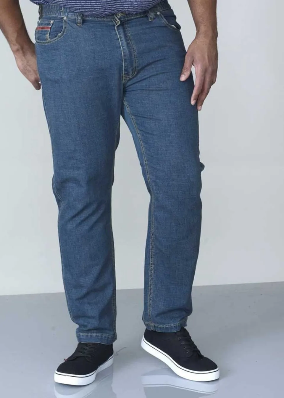 Duke Blue London Kingsize Bailey Elasticated Waist Jeans