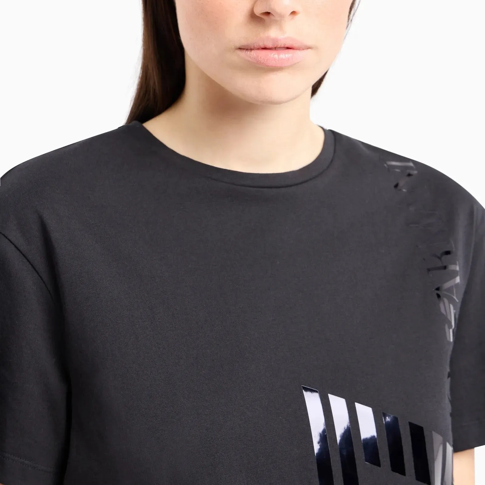 EA7 Womens Logo Series Oversize T-Shirt