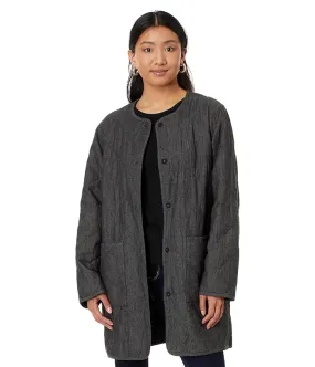 Eileen Fisher Long Quilted Coat