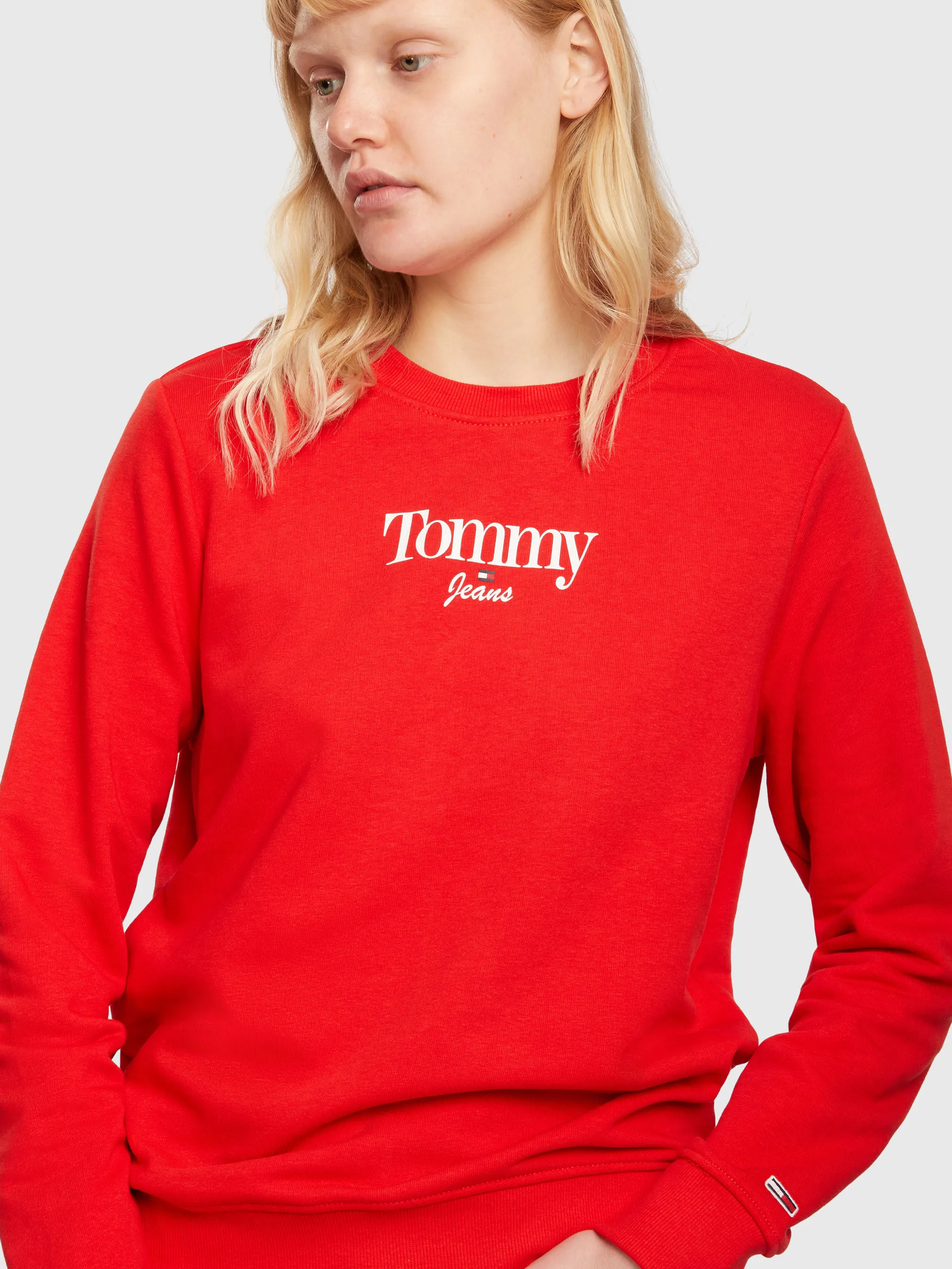 Essential Logo Crew Neck Sweatshirt | Sweatshirts & Hoodies | Tommy Jeans