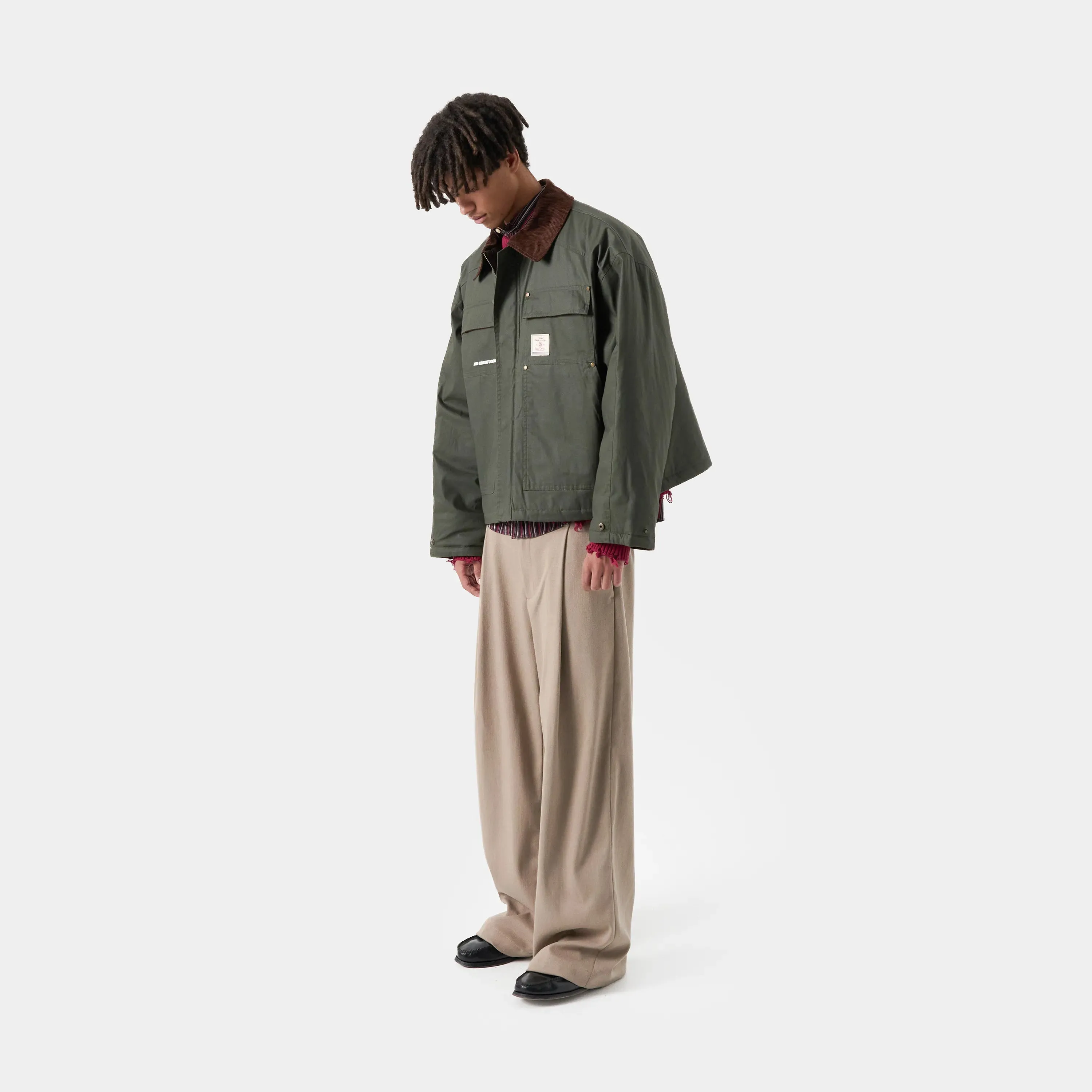 Ethos Waxed Forest Hunt Boxy Jacket