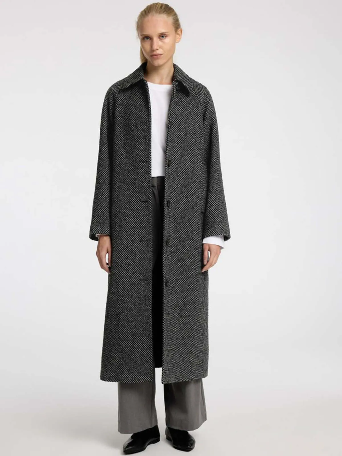 Femme Tasja Wool Coat - Black