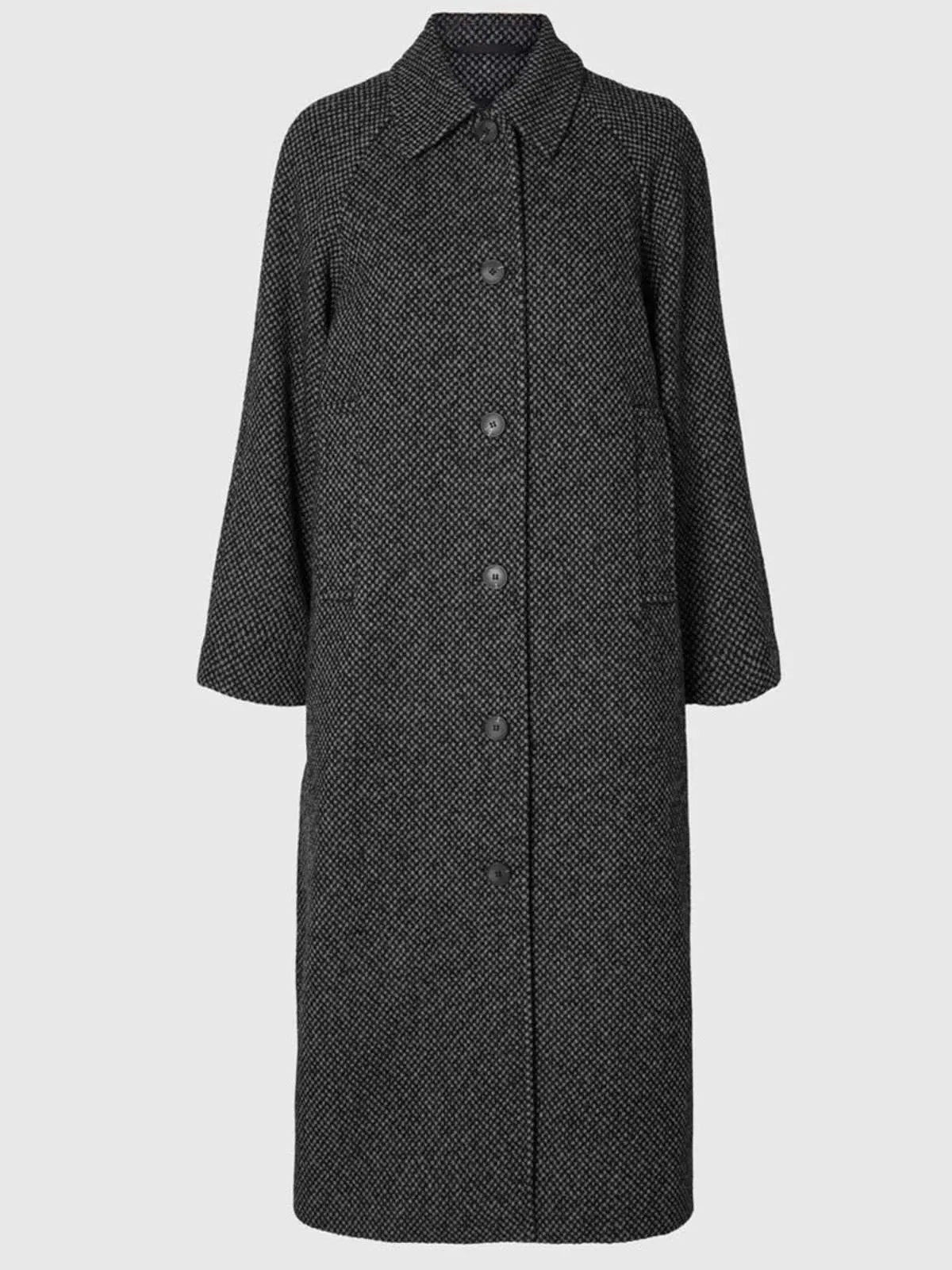 Femme Tasja Wool Coat - Black