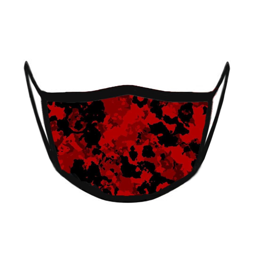 Fire Red Camo Premium Face Mask (Reusable)