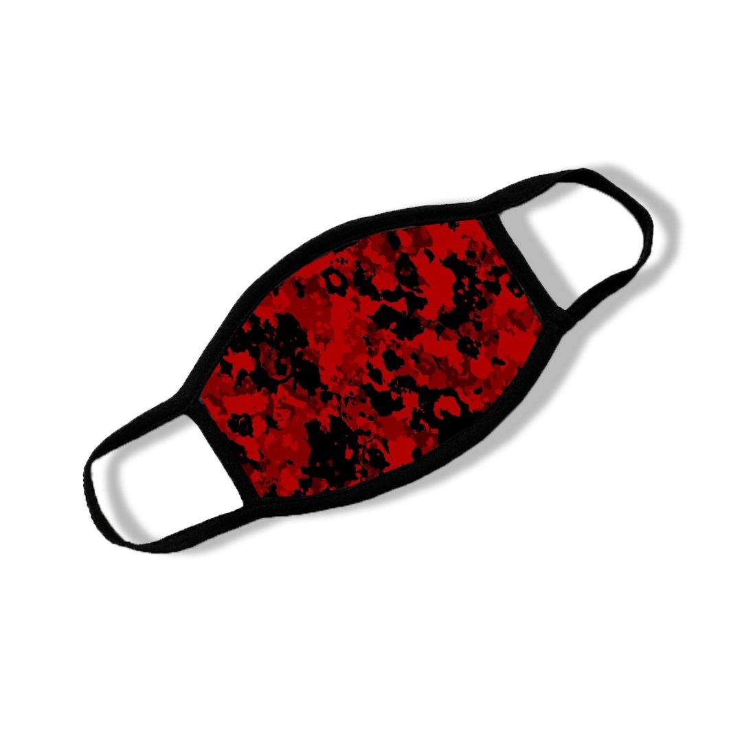 Fire Red Camo Premium Face Mask (Reusable)