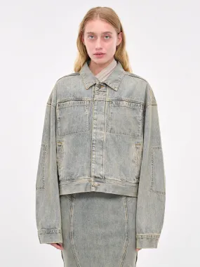 Gem Denim Jacket (ES2427SW-SURFACE-WAVE)