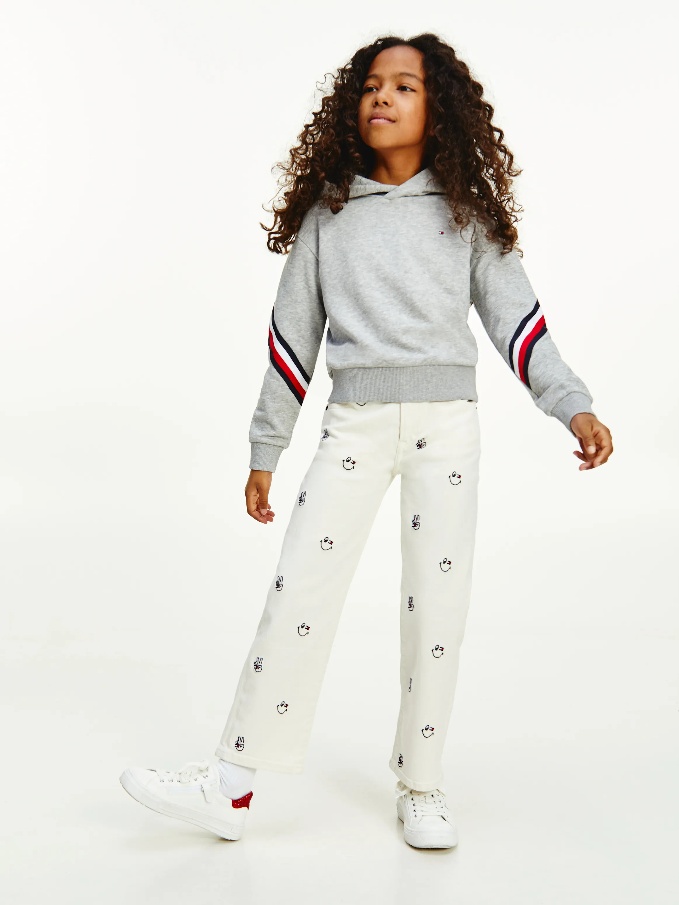 Girls 8-16 Trim Slouchy Hoodie | Hoodies | Tommy Hilfiger