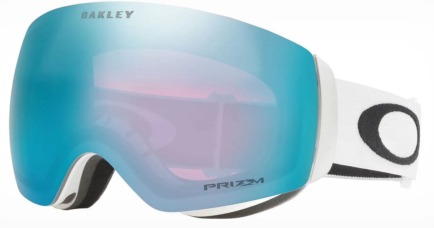 glasses Oakley Flight Deck XM - Matte White/Prizm Snow Sapphire Iridium