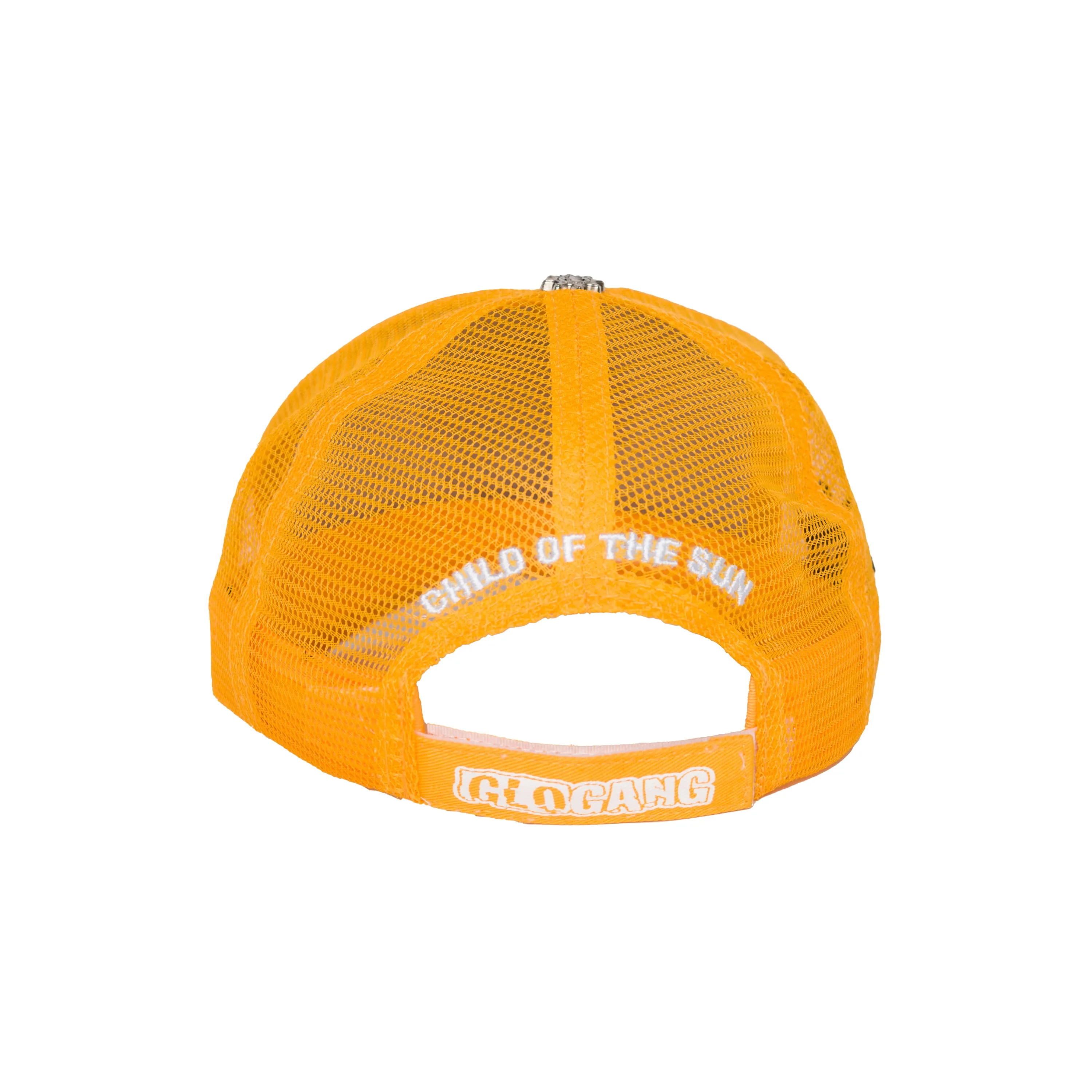 Glo Gang Classic Logo Trucker Hat (Yellow/White)