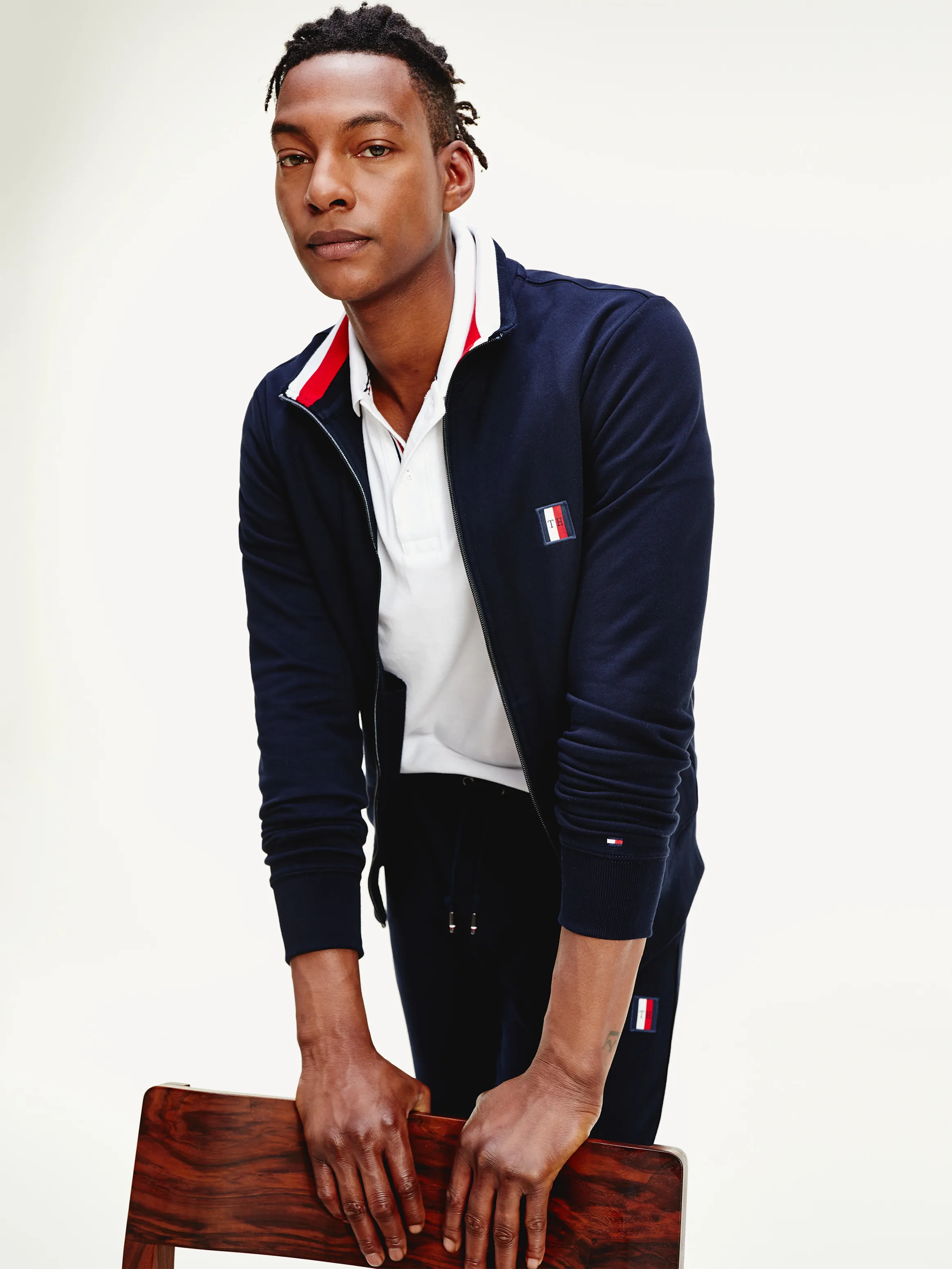 Global Stripe Zip Thru | Sweatshirts & Hoodies | Tommy Hilfiger