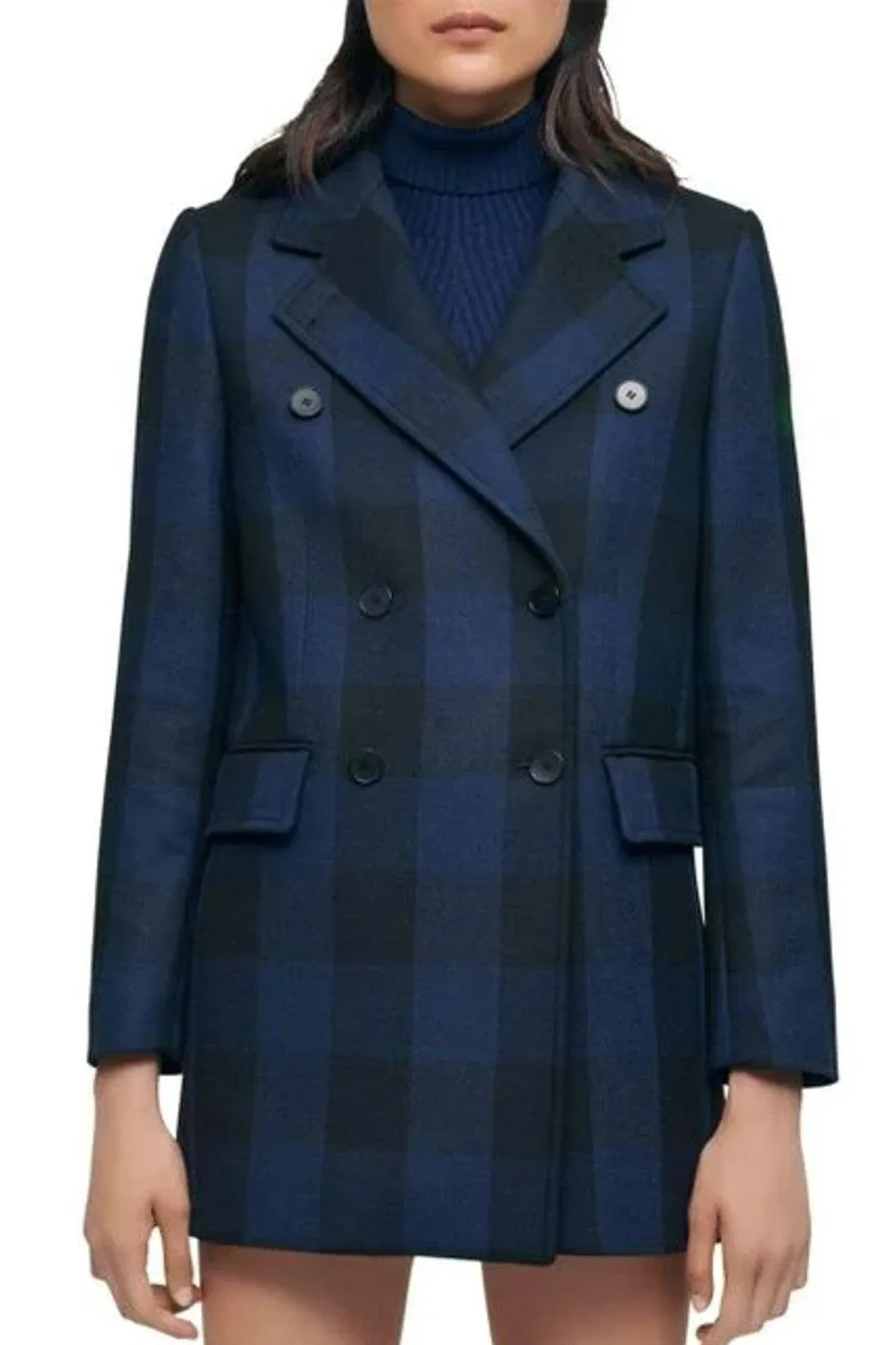 Goldan Check Coat