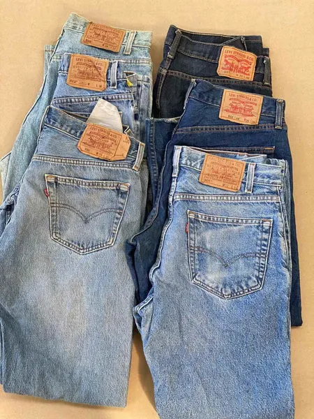 Grade A Mix Denim Levis Jeans USA Origin 45kg Bale