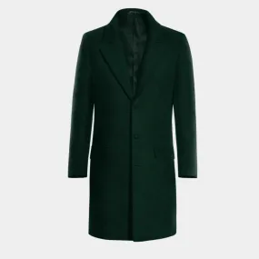 Green Long Chesterfield Coat