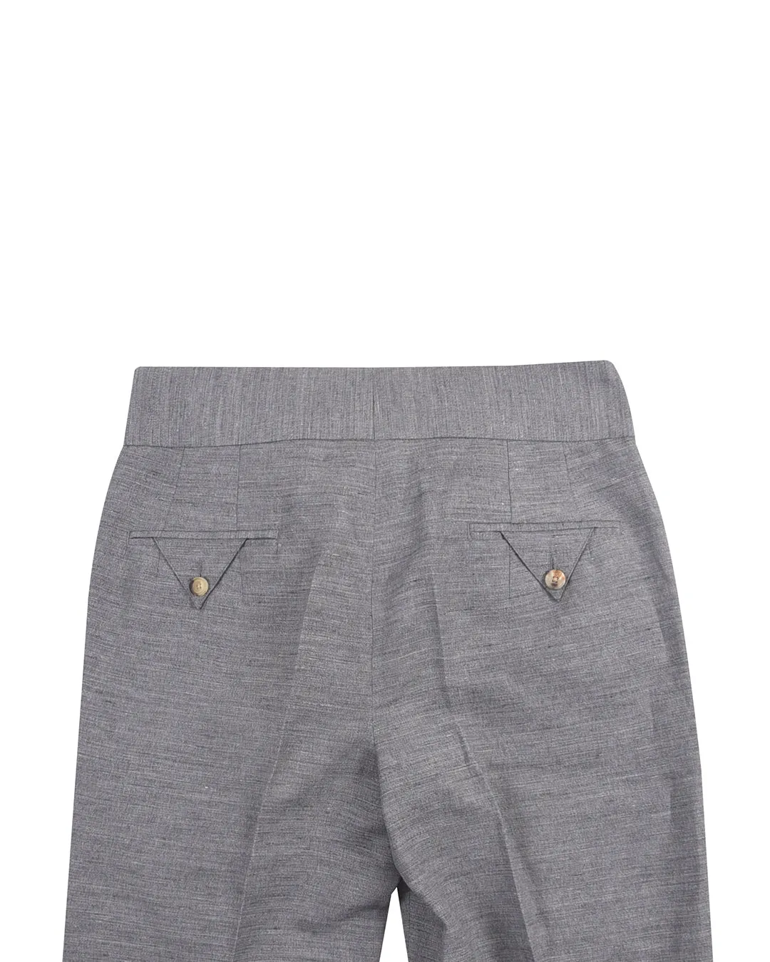 Gurkha Pant in Solbiati Light Grey Linen