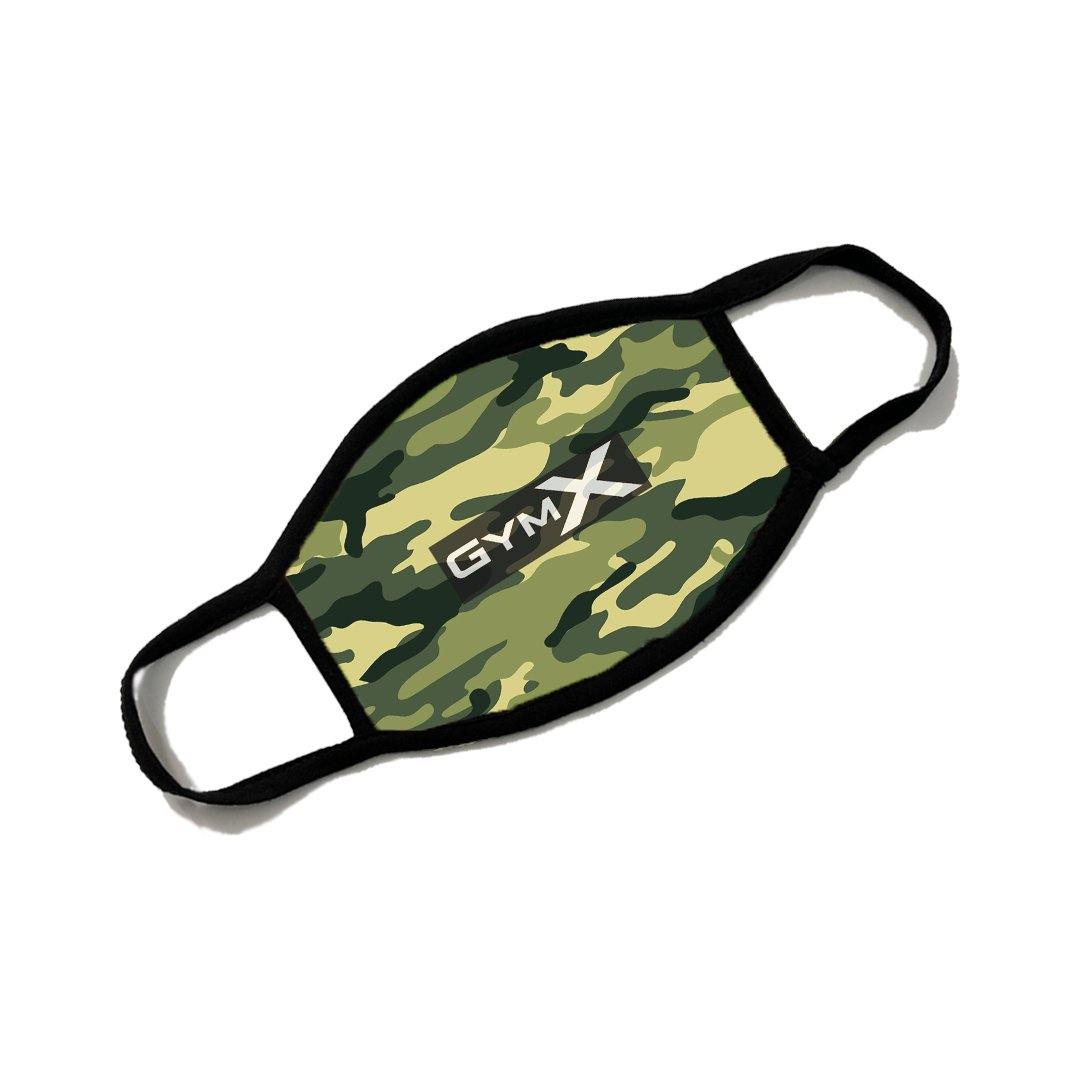 GymX Army Camo Premium Face Mask (Reusable)