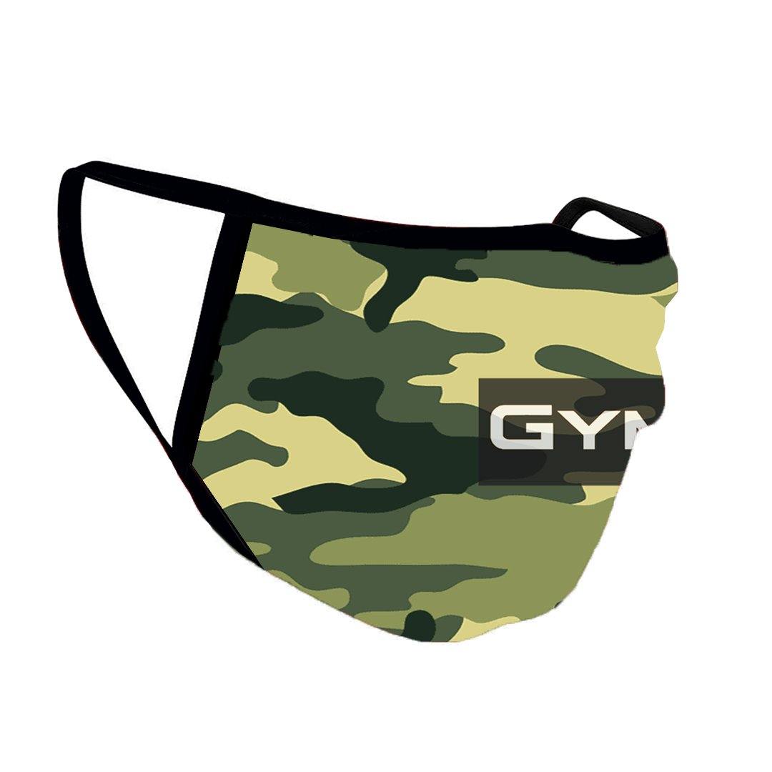 GymX Army Camo Premium Face Mask (Reusable)