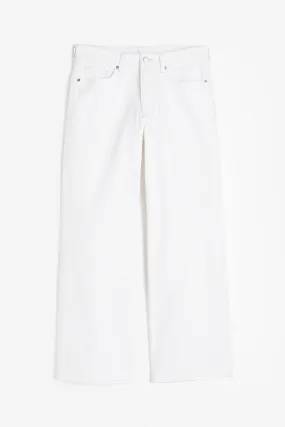 H&M Curvy Fit Wide Regular Jeans