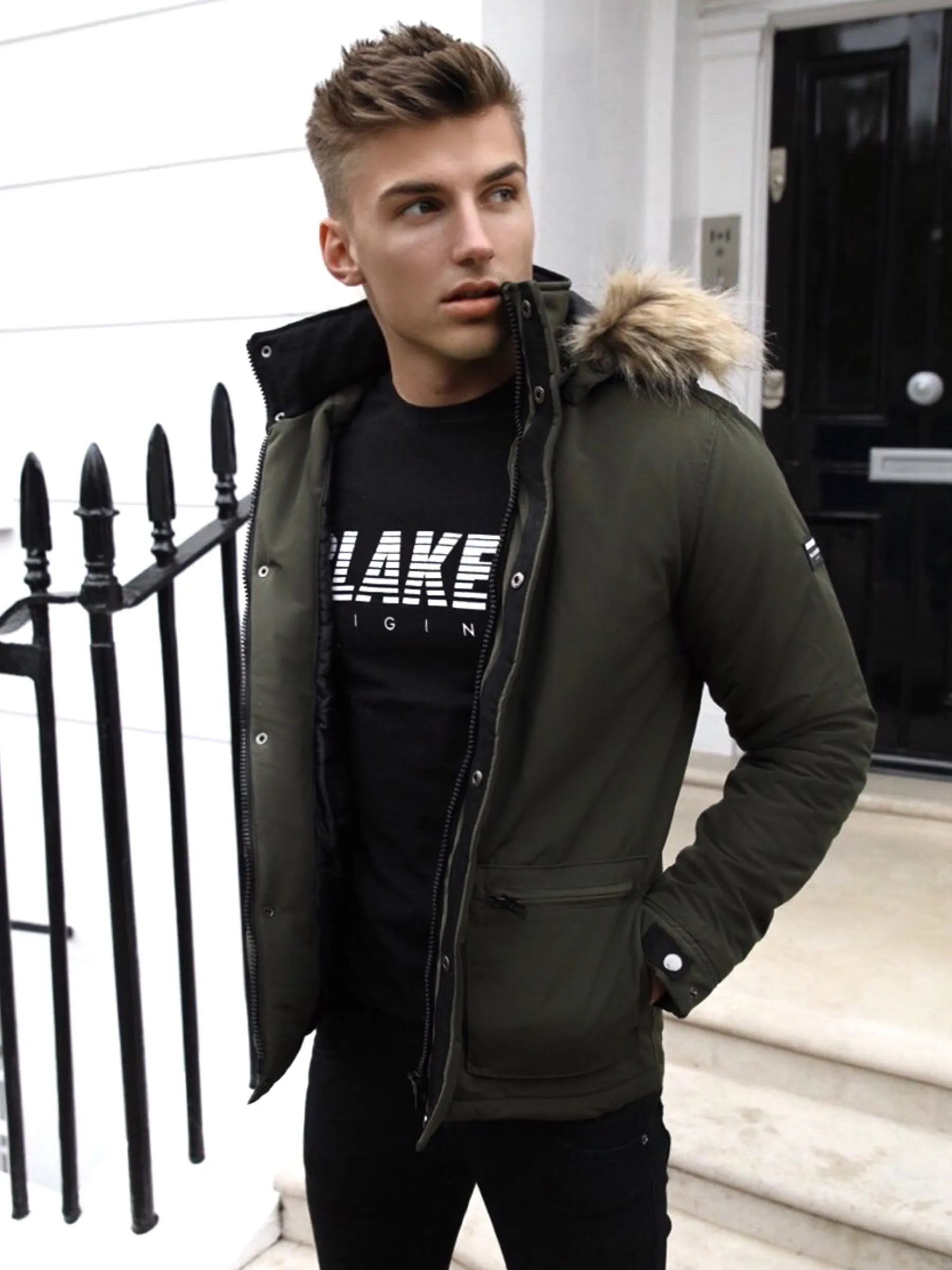 Hersham Coat - Khaki Green