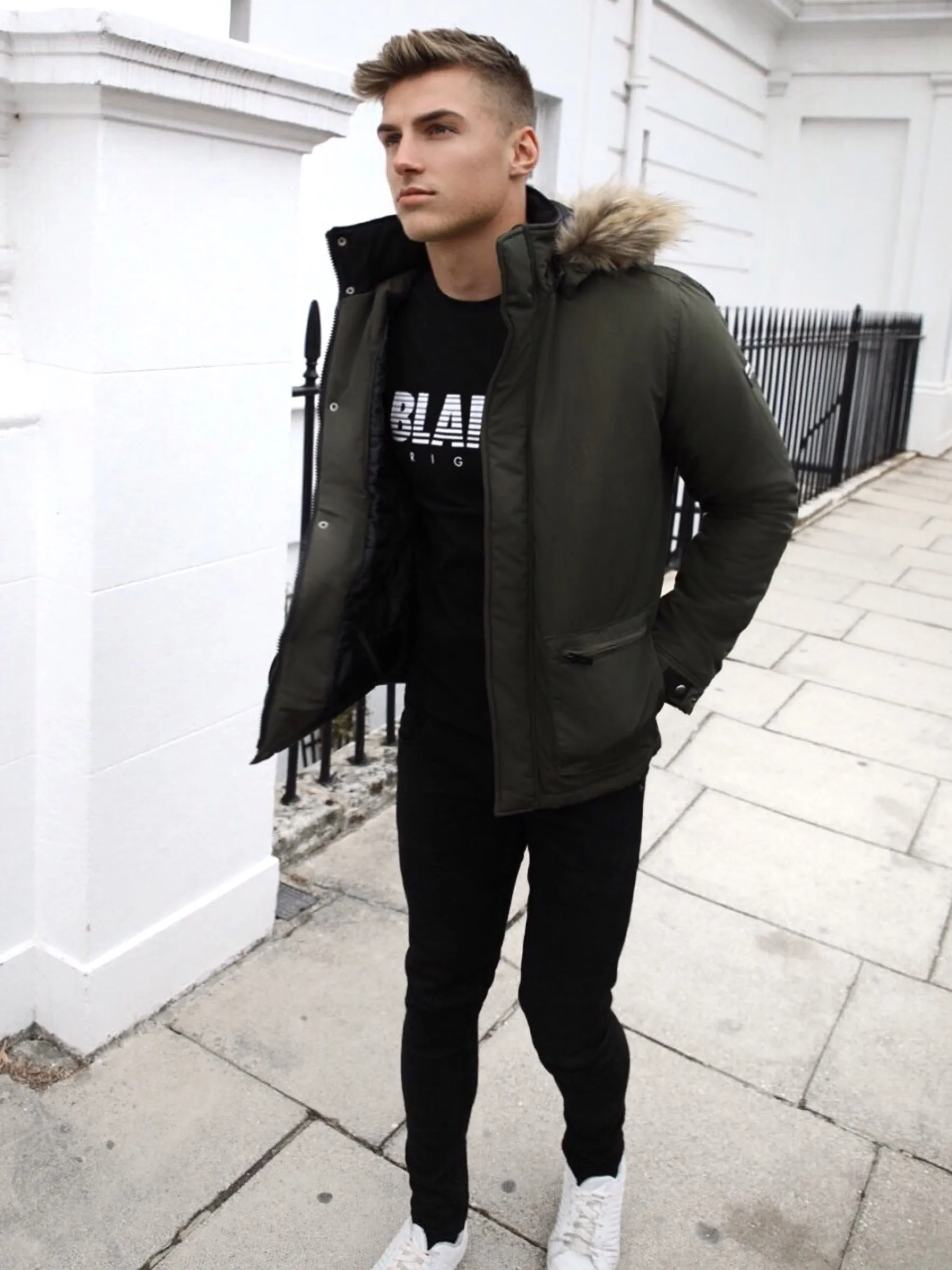 Hersham Coat - Khaki Green