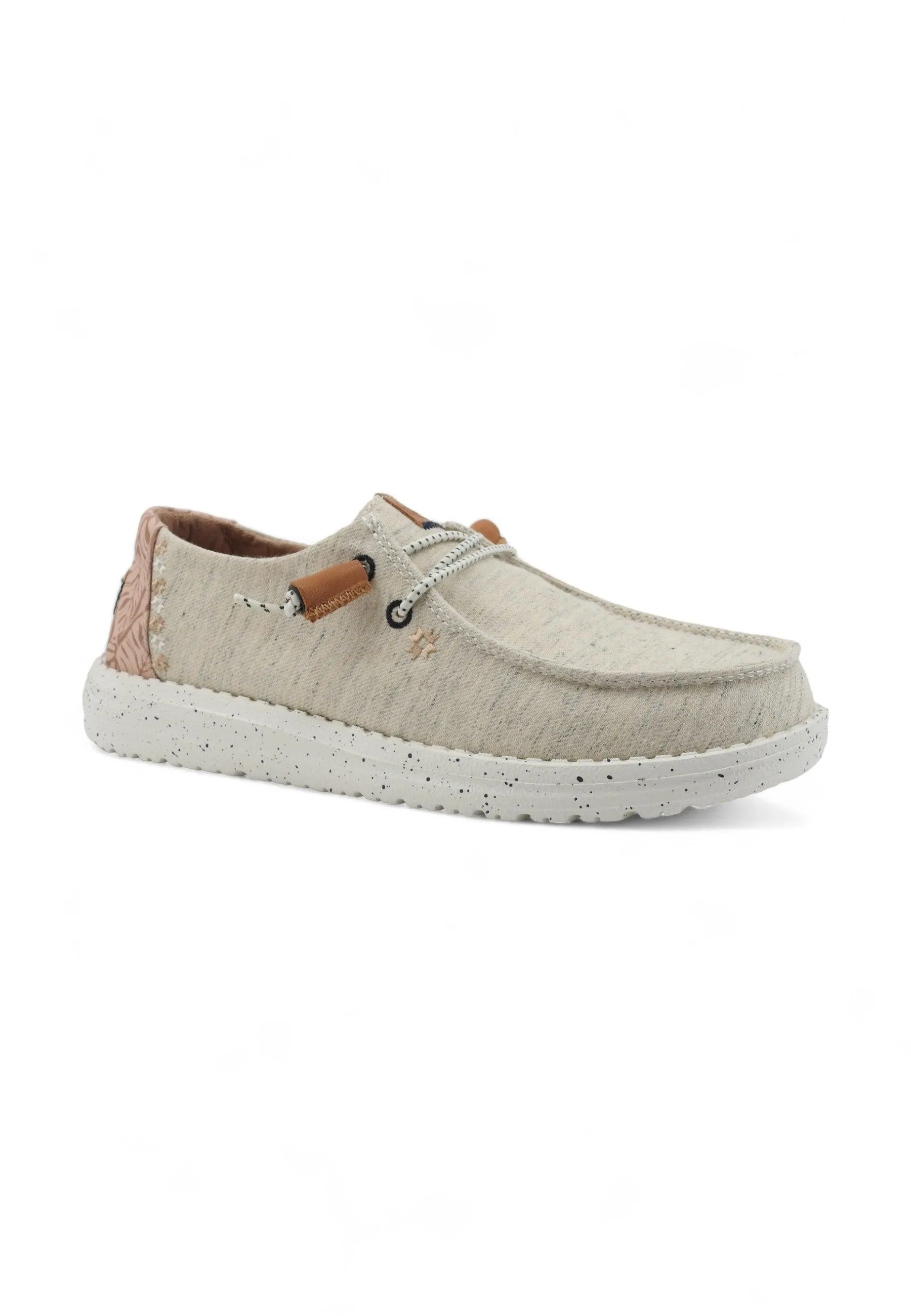 HEY DUDE Wendy Sneaker Vela Donna White 40753-100