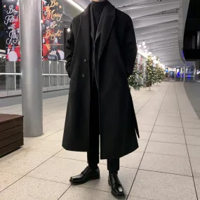 High-grade Knee-length Trench Coat