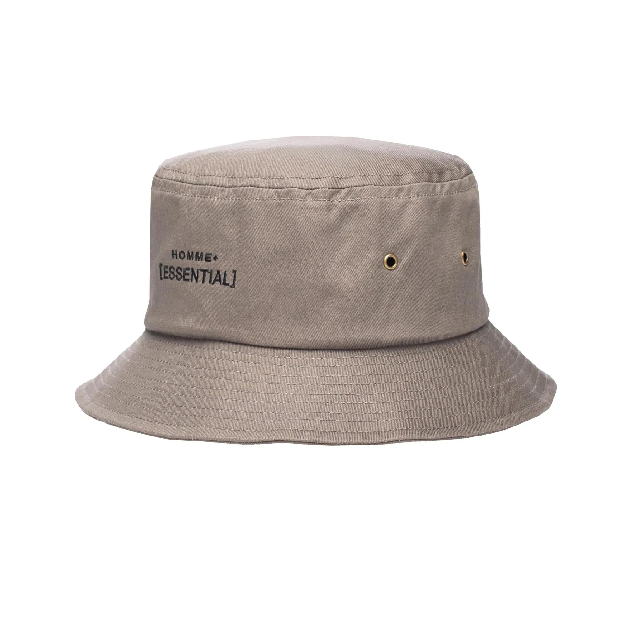 HOMME+ ESSENTIAL Bucket Hat Charcoal/Black