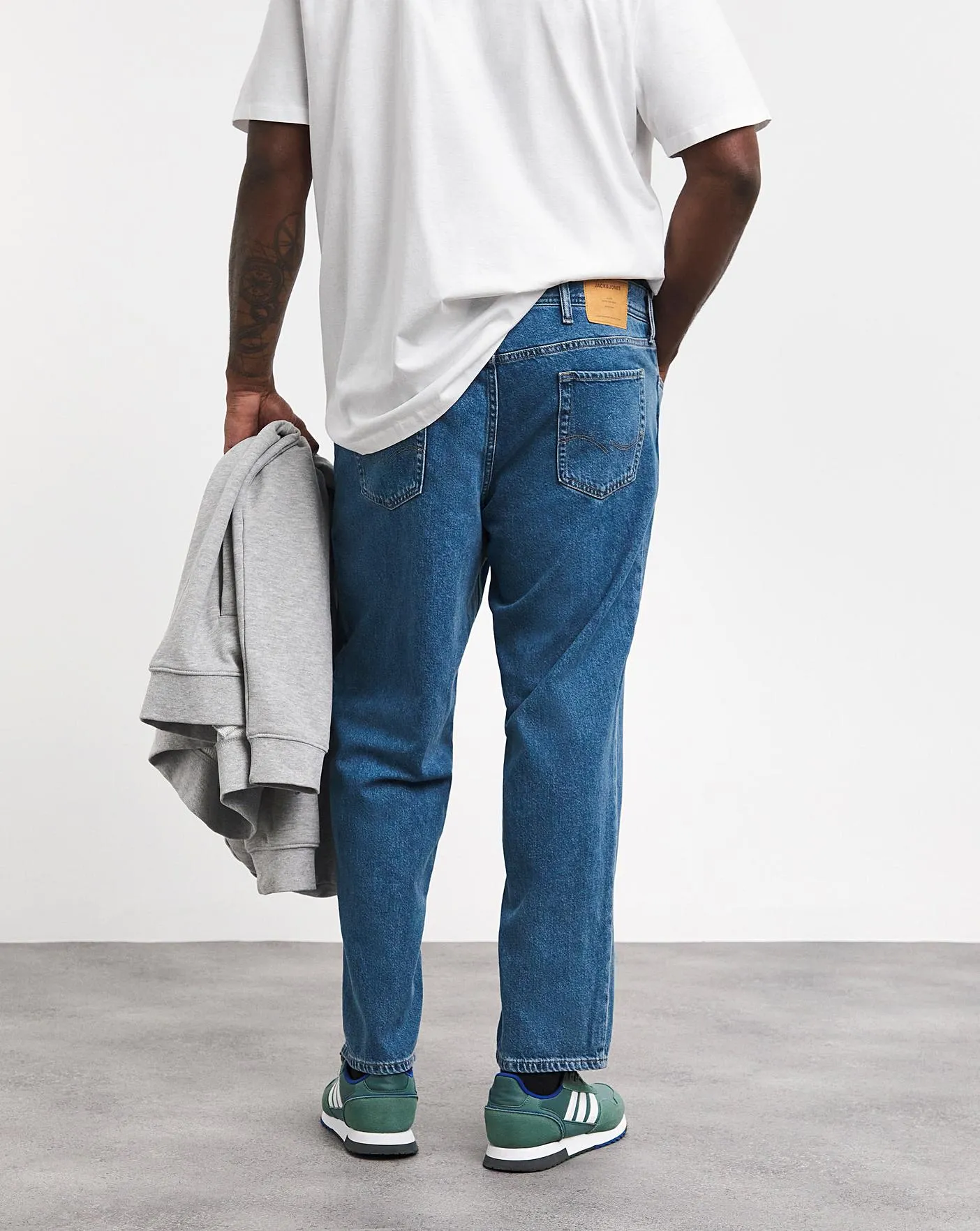 Jack & Jones Straight Fit Chris Jeans in Light Blue