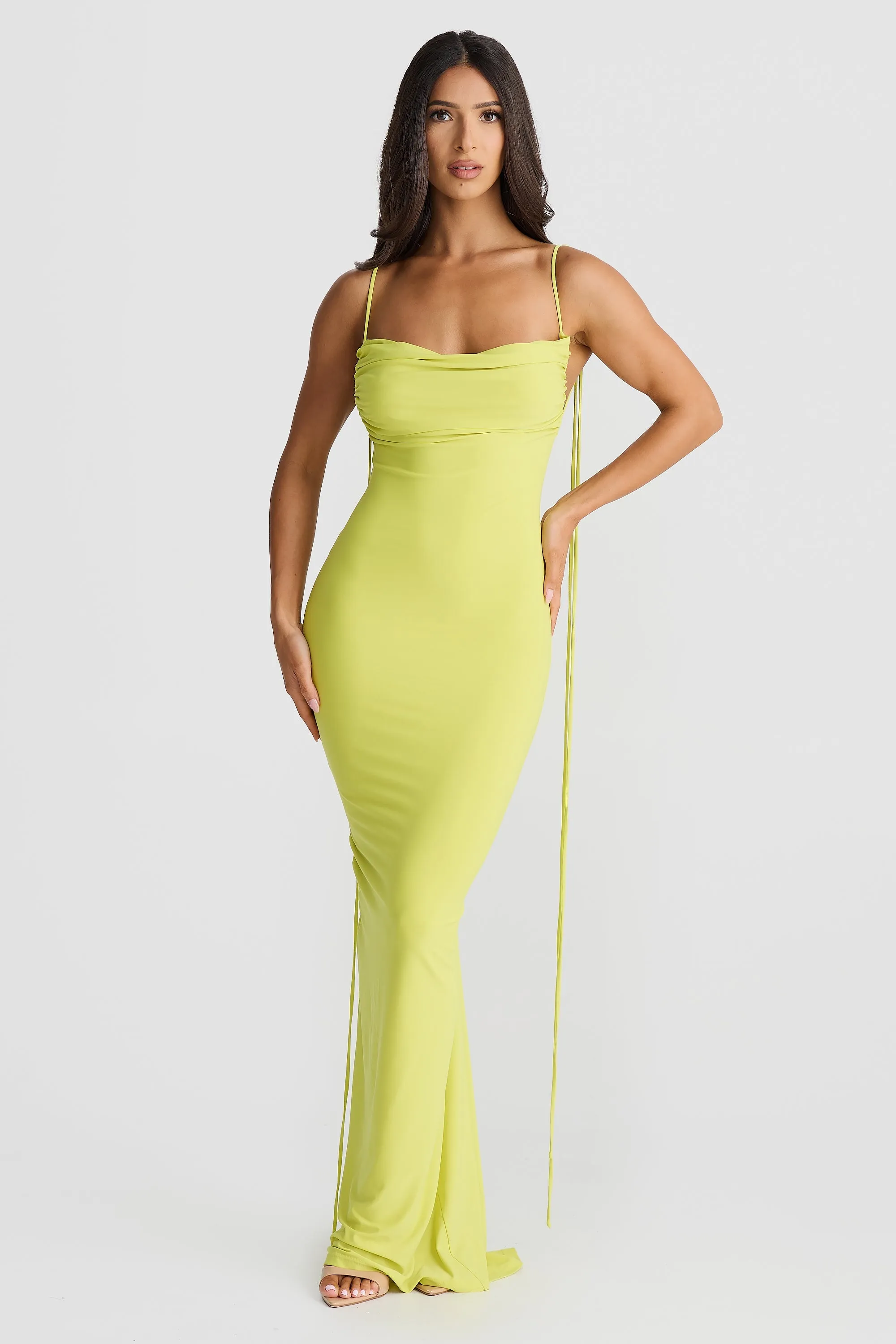 Jiani Gown - Chartreuse