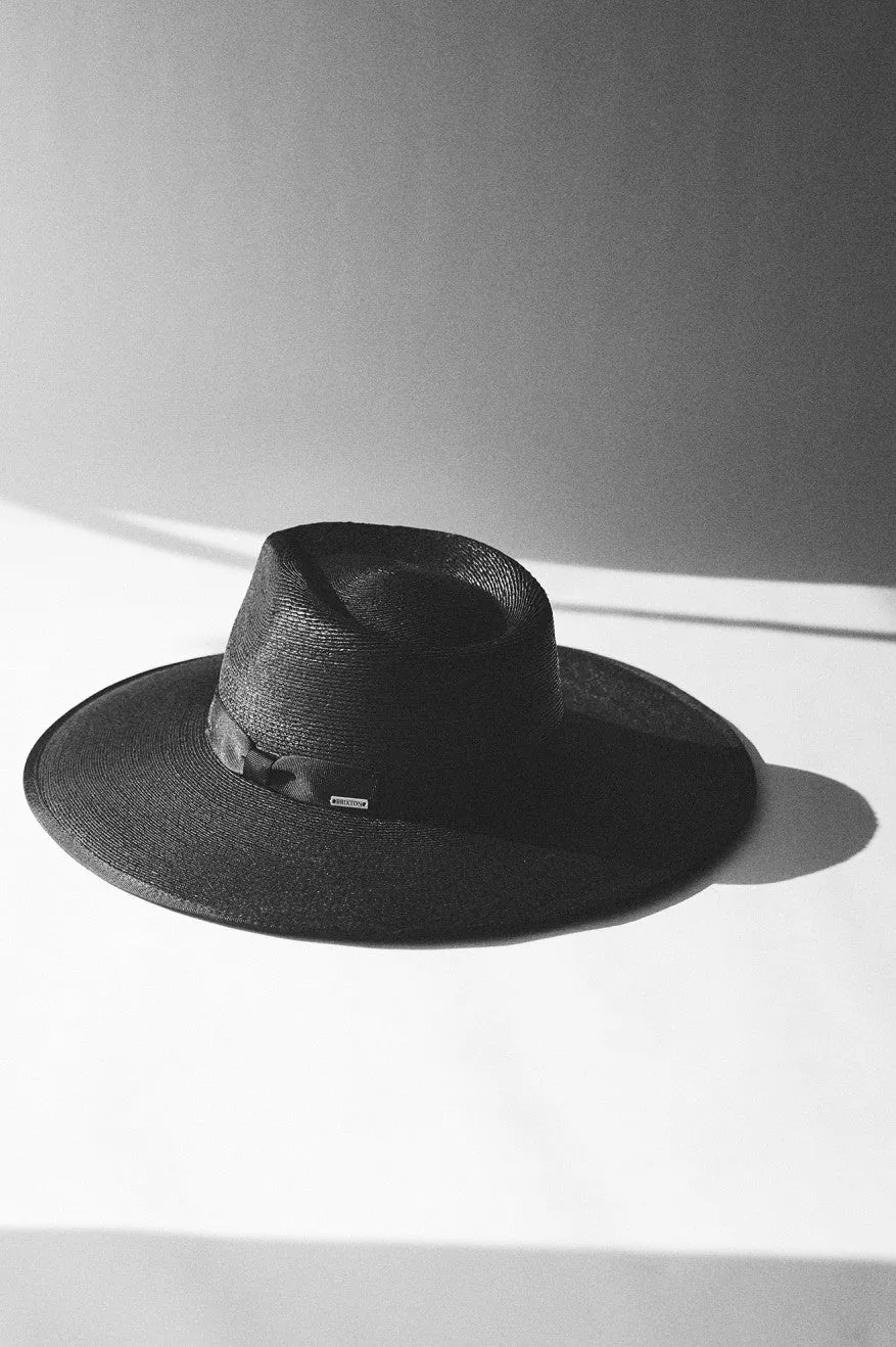 Jo Straw Rancher Hat - Black