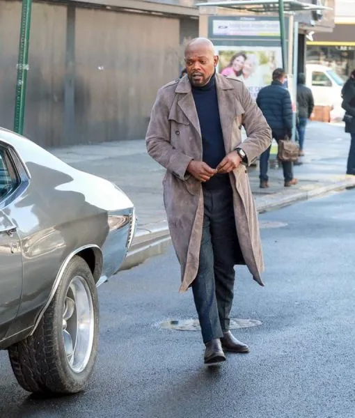 John Shaft Grey Duster Coat - Famous Men's Coat