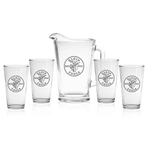 Klein Tools Four 16oz. Glasses & Pitcher