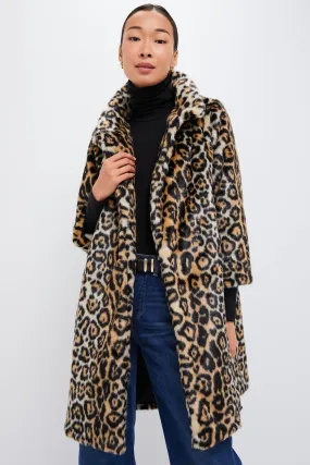 Leopard Vegan Fur Coat